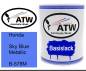 Preview: Honda, Sky Blue Metallic, B-578M: 1L Lackdose, von ATW Autoteile West.